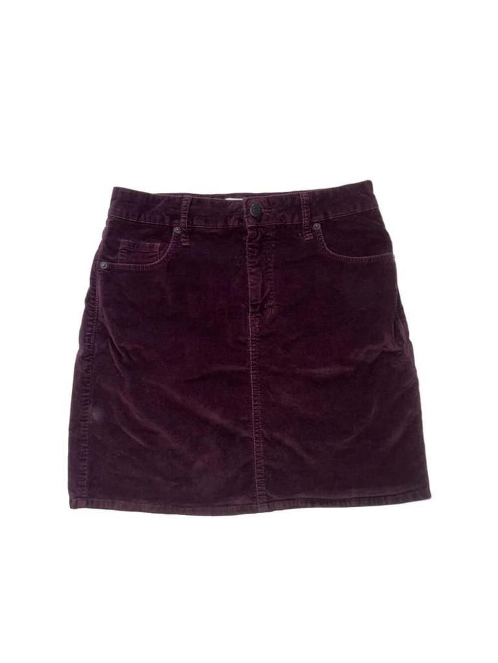 Old Navy Corduroy Skirt Size 2 Maroon Mini